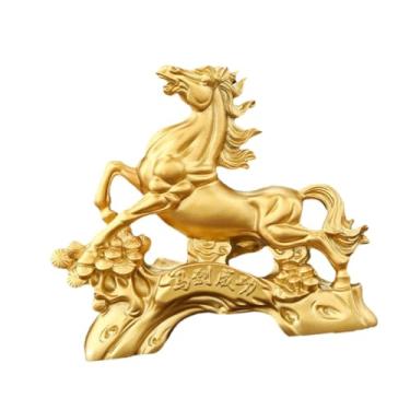 Imagem de BLWOTMOR Estátua de Cavalo, Escultura de Cavalo, Ornamento de Mesa, Escultura em Resina para Sala de Estar