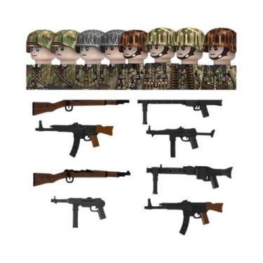 Imagem de Brinquedos De Blocos De Montar De Soldado Da Marinha Alemã Da Segunda 