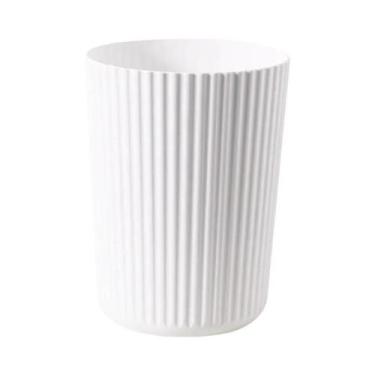 Imagem de Lixeira Plástica Redonda Para Banheiro, Cozinha, Quarto, Escritório Em