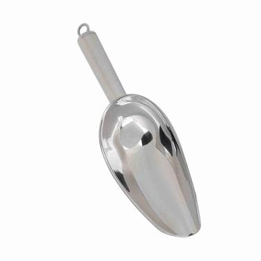 Imagem de Acouto Colher de Gelo Inoxidável 1 Unidade de Colher de Gelo Multifuncional Inoxidável para Alimentos, Grãos de café, Frutas Secas, Máquina de Lavar Louça Resistente, Segura - Casa e (8 onças)