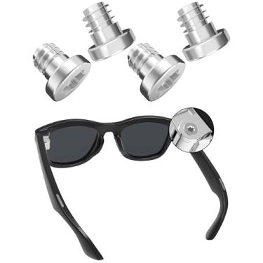 Imagem de BLAZERBUCK 2 pares de parafusos de substituição para óculos de sol RayBan Meta Wayfarer RW4006 50 mm