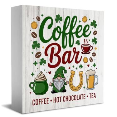 Imagem de St. Patricks Day Decor Have Yourself A MERRY St. Patrick's Day, placa de caixa, para decoração de mesa de mesa de escritório em casa, decoração de mola, 12 x 12 cm, ornamento-1