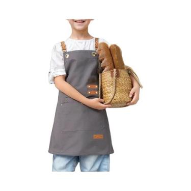 Imagem de Avental Infantil Com Bolsos Para Pintura E Atividades De Artesanato, A
