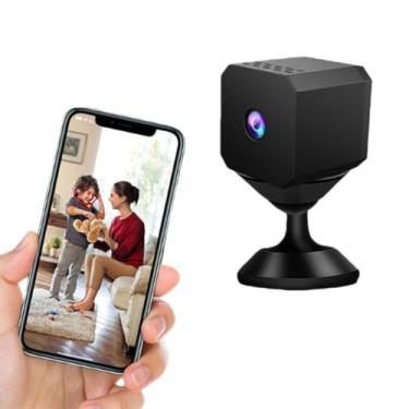 Imagem de Tangxi Mini Câmera de Segurança, 1080P HD WiFi Home Indoor Outdoor Camera para Baby Pet Nanny, Ponto de Acesso AP Integrado, Lente Grande Angular de 130 ° para Segurança Doméstica