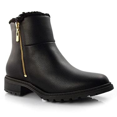 Imagem de Ankle Boot Modare Pelos Preta