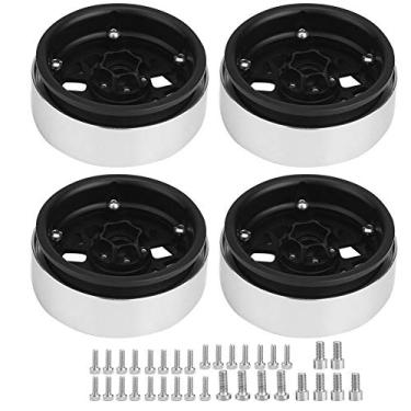 Imagem de SIWOTED 4pcs RC Car 2.2" Universal Metal Beadlock Wheel Rim Hubs para 1/10 Controle Remoto Crawler