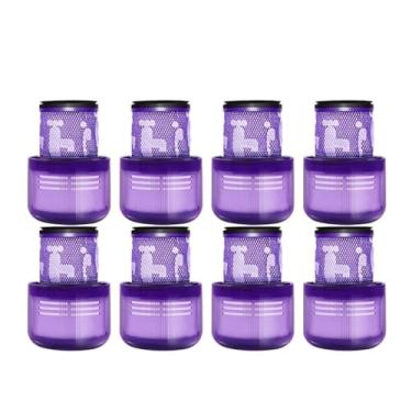 Imagem de Detectar acessórios filtro ciclone aspirador de pó peças de reposição, compatível com Dyson V11 / V15 (8 peças)