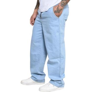 Imagem de Calça Jeans Balão Boca Larga Masculina Dazzling - Estilo Mandrake, Jea