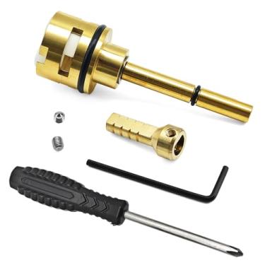 Imagem de MATERIG Cartucho de desvio não compartilhado de 3 configurações RP71718, kit de reparo de desvio de chuveiro compatível com válvula de torneira R11000 R22000, latão