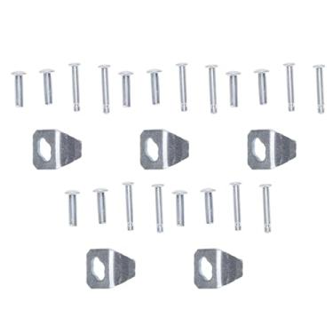 Imagem de Zerodis Kit de Hardware para Porta de Tela Com Suporte Mais Próximo de Tela de 5 Unidades para Placa Compatível Silenciosa Placas de Hardware de Aço Inoxidável para Serviço Pesado Com 20 Pinos de