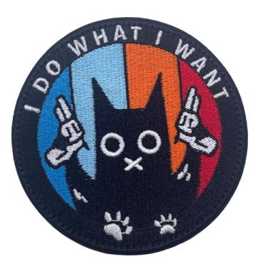 Imagem de ASMEFY Patch engraçado I Do What I Way, bordado de gancho e laço moral, aplique de meme de desenho fofo para mochilas, chapéus, coletes, jaquetas, arreios para cães, acessório de equipamento tático