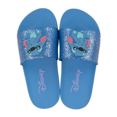 Imagem de Chinelo Infantil Slide Stitch Minnie Personagens Disney Macio 22994 - 