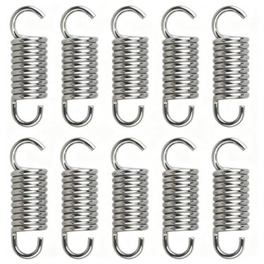 Imagem de DZBQ Molas reclináveis de substituição, mecanismo de cadeira reclinável de substituição para móveis, molas de tensão estilo pescoço longo (5 cm)