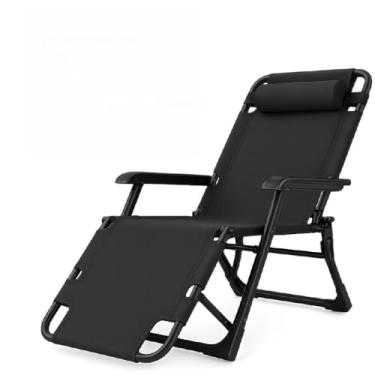 Imagem de Cadeira Espreguiçadeira Dobrável Reclinável Jardim Praia Piscina 15 Posições 150kg Portátil