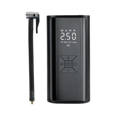 Imagem de Compressor De Ar Portátil Com Luz LED 150PSI 120W Inflador De Pneus Di