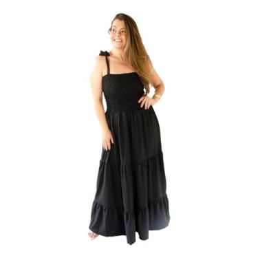 Imagem de Vestido Lastex Alça longo saia três Marias Pré Wedding Festa Aniversár