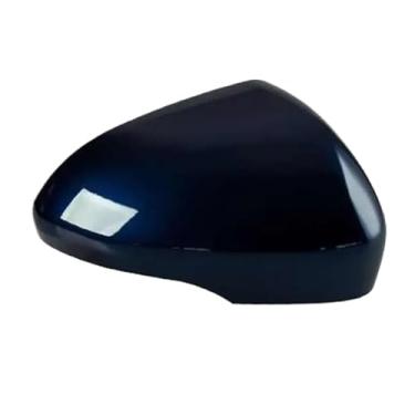 Imagem de Acessórios do carro exterior espelho retrovisor capa espelhos laterais habitação cor escudo pintado compatível com ford mondeo 2013 2014 2015 2016-2020(1pc tanzanite blue R)