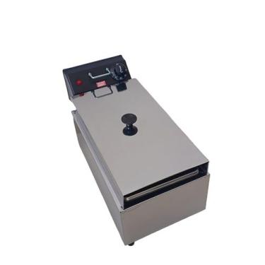 Imagem de Fritadeira Elétrica 2 litros 1 cuba Ideal Uso Doméstico c tampa, 110V