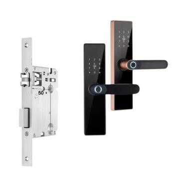 Imagem de Fechadura De Porta Inteligente WiFi CDOK Tuya Com Desbloqueio Remoto P