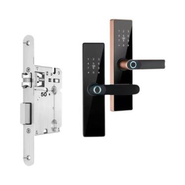 Imagem de Fechadura De Porta Inteligente WiFi CDOK Tuya Com Desbloqueio Remoto P