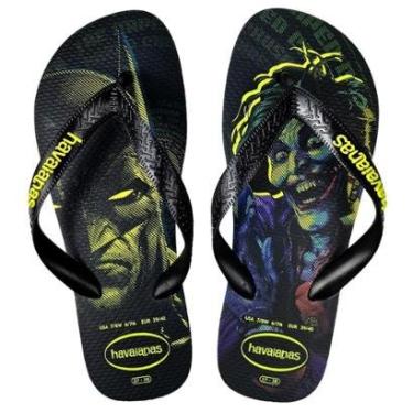 Imagem de Chinelo Havaianas DC Batman Preto Conforto Estilo Original-Unissex