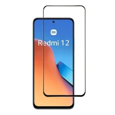 Imagem de [GL CASES] Película Para Xiaomi Redmi 12 Vidro Temperado Anti Impacto Risco 3D 9H Pelicula Xiaomi Redmi 12 Protetor De Tela Com Cobertura Total + Kit De Limpeza