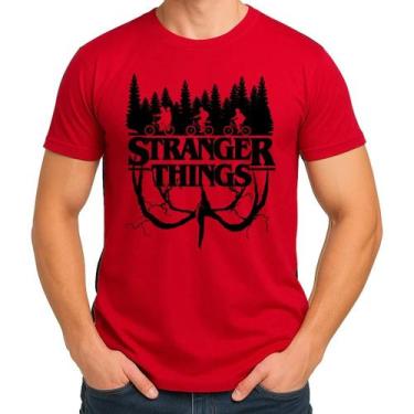 Imagem de Camiseta Camisa Blusa Masculina Feminina 100% Algodão SÉRIE Stranger T