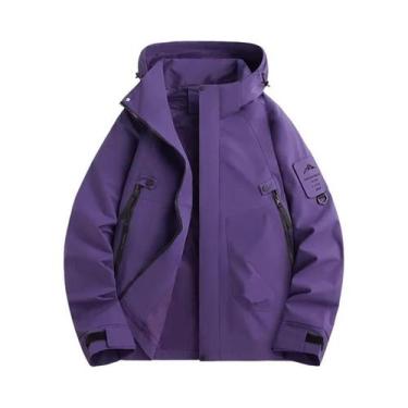 Imagem de Jaqueta Masculina Oversize Para Montanhismo De Outono, Corta-Vento, Im