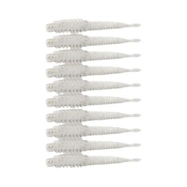 Imagem de Kit De Iscas Macias 10PCS 65cm 75cm 85cm Isca De TPE Com Gancho Para P