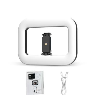 Imagem de Naroote 240 Contas de LED 96+ CRI Plataforma de Vídeo para Smartphone, Estabilizador de Telefone Portátil Com Suporte para Telefones Ajustável de 2500K a 8500K, 3 Montagens de Sapata Fria, Ideal