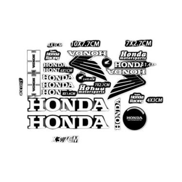 Imagem de Adesivos Refletivos Impermeáveis Para Motocicletas Honda 2025, Adesivo