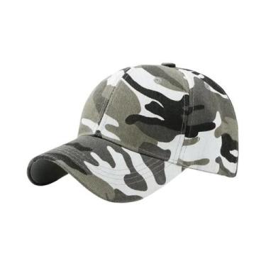 Imagem de Chapéu De Pesca Camuflado Verde Exército Com Proteção UV Para Esportes