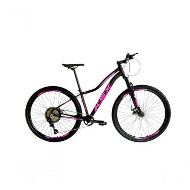Imagem de Bicicleta Aro 29 Ksx Sd7 Feminina 12v Garfo Com Trava K7 11/50 Freios Hidráulicos Kit 1x12 - Preto/rosa/violeta Tam. 15