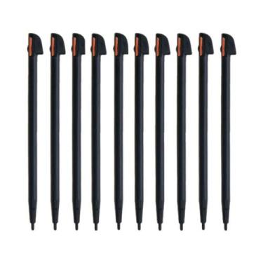 Imagem de 10 Canetas Stylus Telescópicas De Metal Para 2DS 3DS New 2DS LL XL 3DS