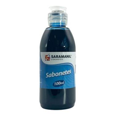 Imagem de Corante Líquido Sabonete 100ml Azul Turqueza Saramanil