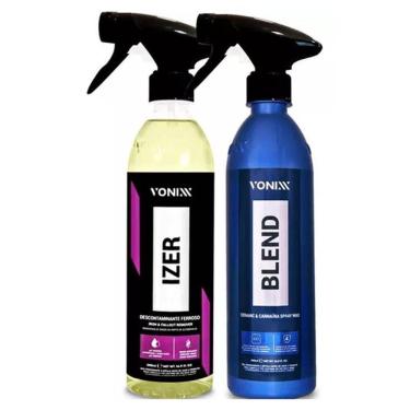 Imagem de Cera Carnauba Blend Spray Vonixx + Izer Vonixx Limpa Rodas