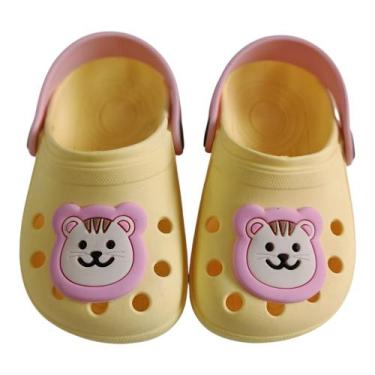 Imagem de Sanália Fechada Infantil Leãozinho Rosa Confortável Uso Diário - Marin