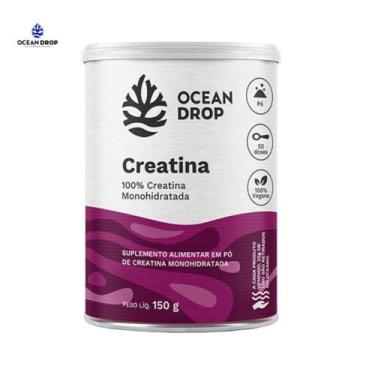 Imagem de Creatina Momohidratada em pó 150g Ocean Drop, Natural