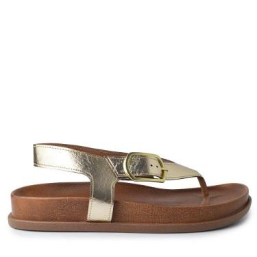 Imagem de Sandália Papete Vizzano Feminina 6570.201, 35, Dourado, Escuro