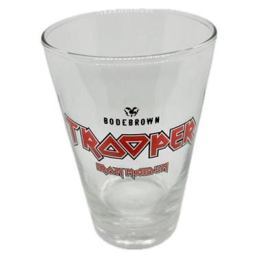 Imagem de Copo Cerveja Iron Maiden Trooper 350Ml Caldereta Bodebrown - Trooper B