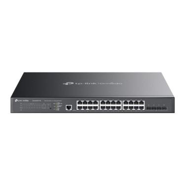 Imagem de Switch 24 portas TP-Link SG-3428XPP-M2 - 2.5Gbps PoE+ - 8 portas PoE++ - 4 Slots 10Gbps SFP+ - Gerenciável L2+