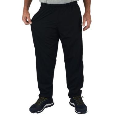 Imagem de Calça Tactel Elastano sem forro Plus size grande Butu Biru, Preto, G4,