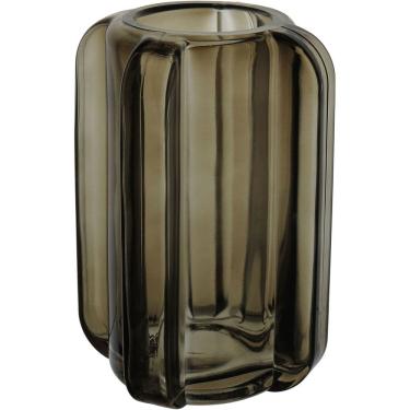 Imagem de VASO DECORATIVO ENFEITE CASA PLANTA HOME&CO VIDRO 20x11x11cm MARROM