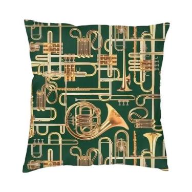 Imagem de Capa De Almofada Quadrada Com Estampa 3D De Natal, Dupla Face, Para De