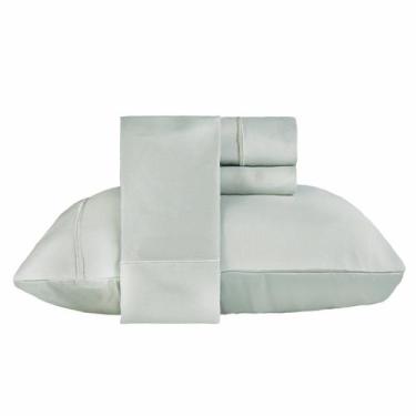 Imagem de Jogo de Cama 3 Peças Solteiro Bordado Festonê Serenitá Bene Casa Toque