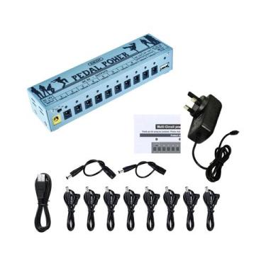 Imagem de Fonte De Alimentação Para Pedais De Guitarra Com 10 Saídas ZIKZIC, Iso