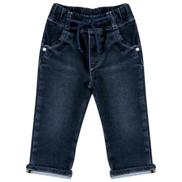 Imagem de Calça Look Jeans Moletom Jeans - G - UNICA-Masculino