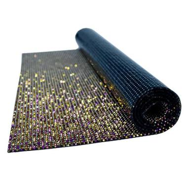 Imagem de Mini Manta De Strass Infinity 23x40cm - Hematite Fuschia
