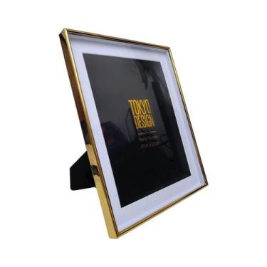 Imagem de Porta Retrato Metal Jacarta 20x25 Moldura de Foto Paspatur - Tokyo Des