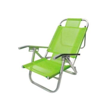 Imagem de Cadeira De Praia Dobrável Em 5 Posições Botafogo - Botafogo Lar & Laze